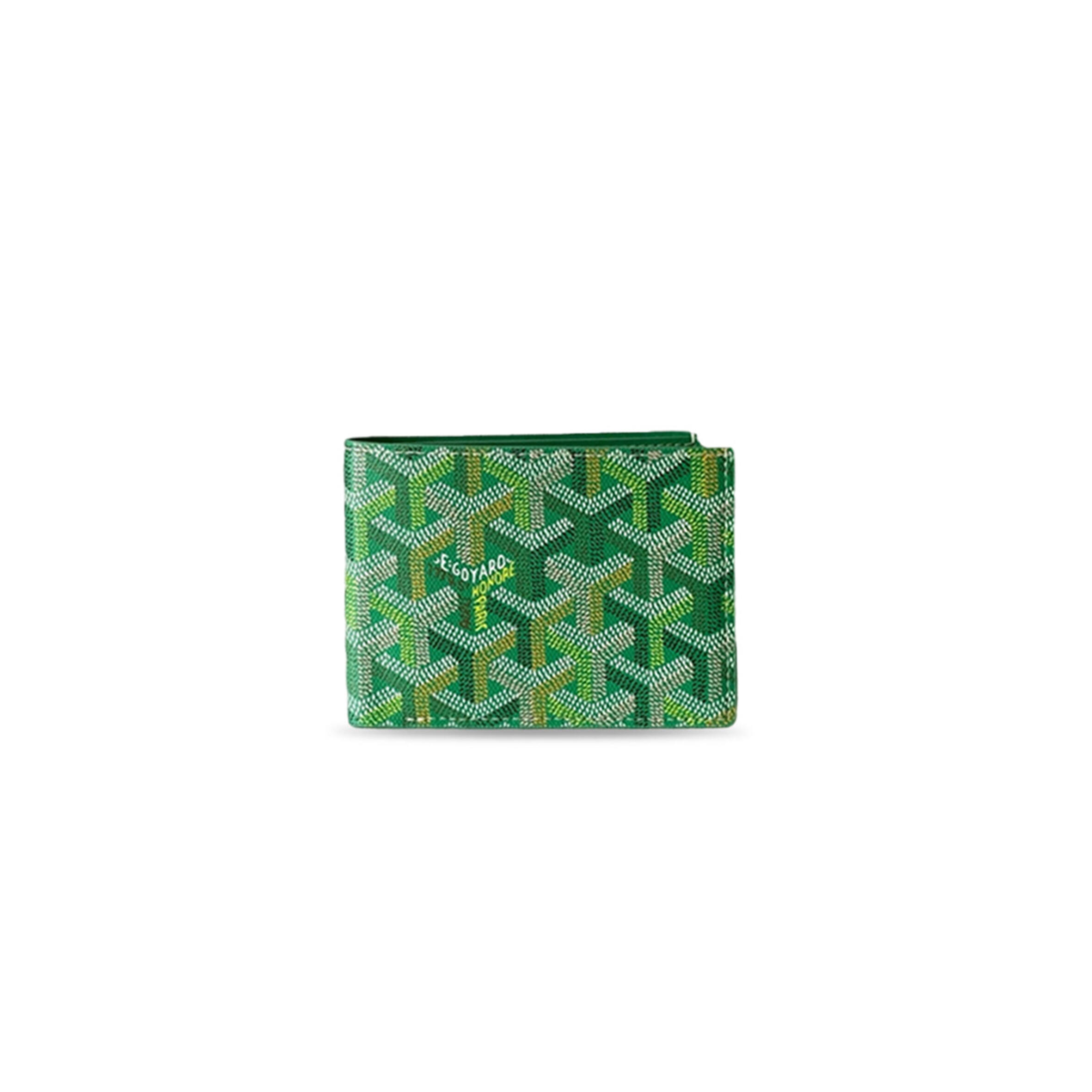 GOYARD SAINT-FLORENTIN GREEN WALLET (12*10.5*2.4cm)